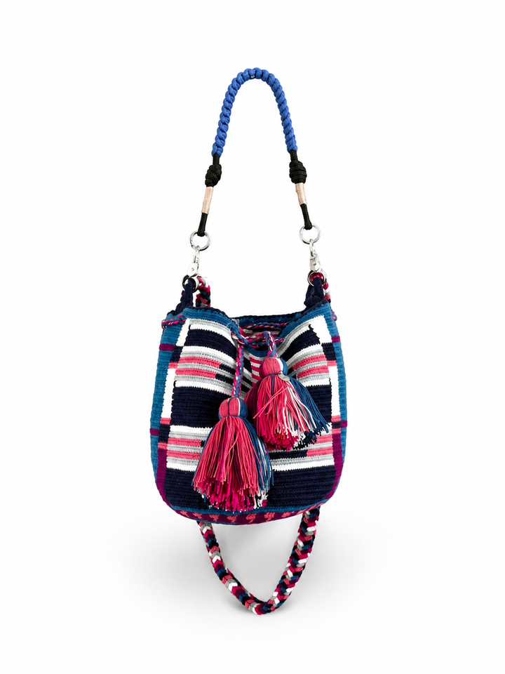 Wayuu Crossbody Bag – Handmade Two Strap Mochila (Copy)