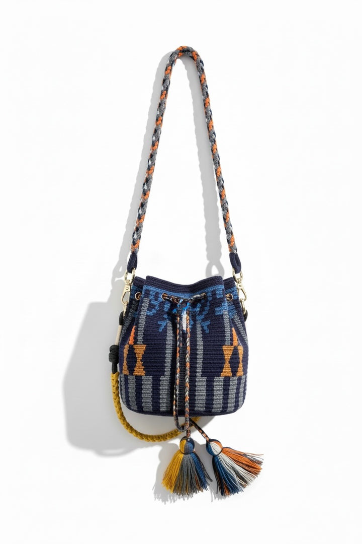 Wayuu Crossbody Bag – Handmade Two Strap Mochila (Copy)