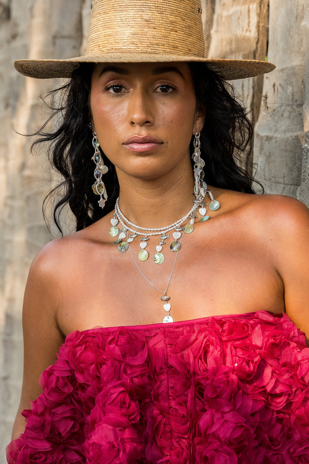 Mexican Fish Necklace | Silver Mother of Pearl Charm Jewelry