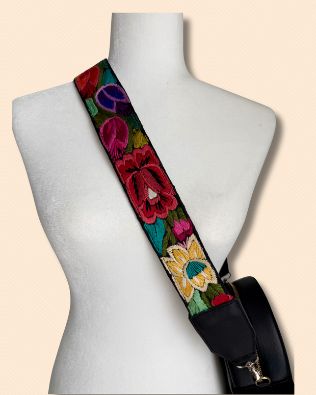 Roses Guatemalan Bag Strap