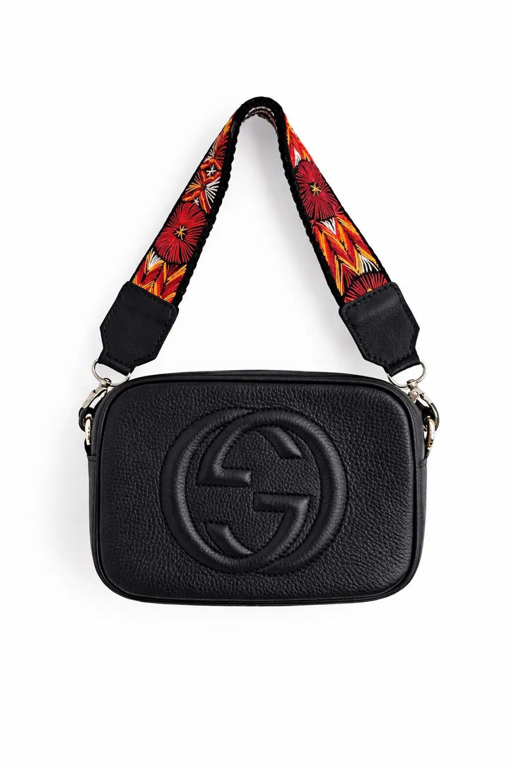 Guatemalan short strap attached to handbag colorful woven accessory upgrade your bag Bootsologie style