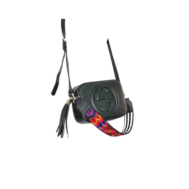 Guatemalan short strap attached to handbag colorful woven accessory upgrade your bag Bootsologie style