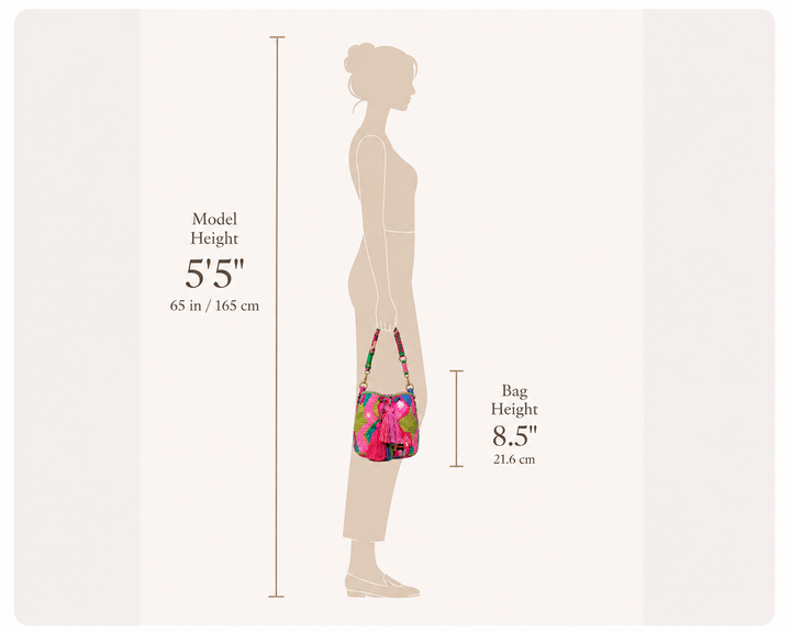 Handmade Wayuu Mochila Crossbody Bag with Dual Straps