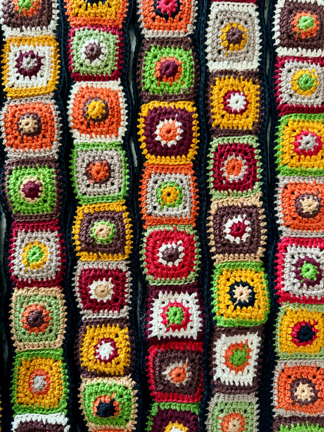Squares Crochet Bag Strap