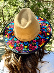 Embroidered Winter Hats from Oaxaca.