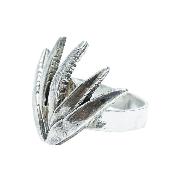 Agave Silver Ring Adustable