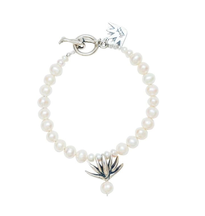 Agave and Pearl Bracelet