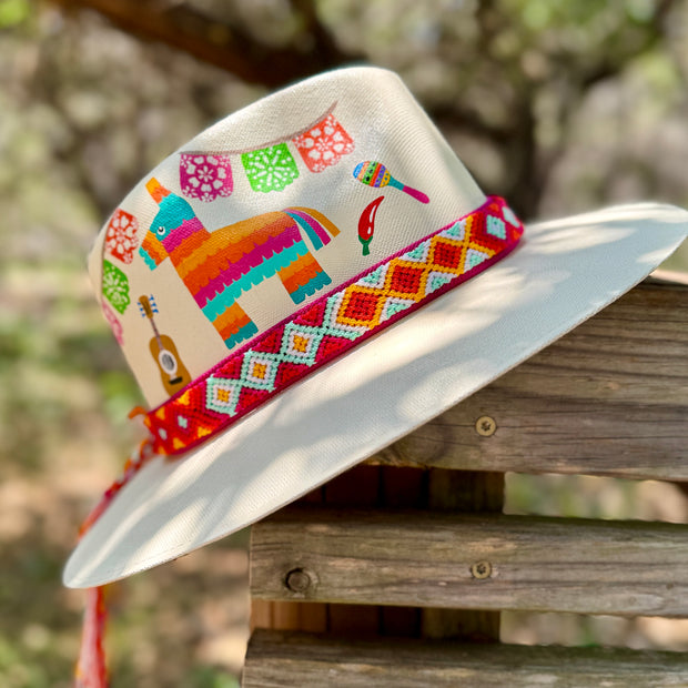 Hand Painted Mexican Sombrero Cowboy Hat Hand Painted Hat With