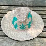 Otomi Embroidered Straw Hat