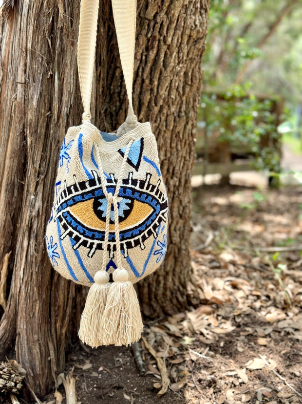 Turkish Eye Wayuu Bag