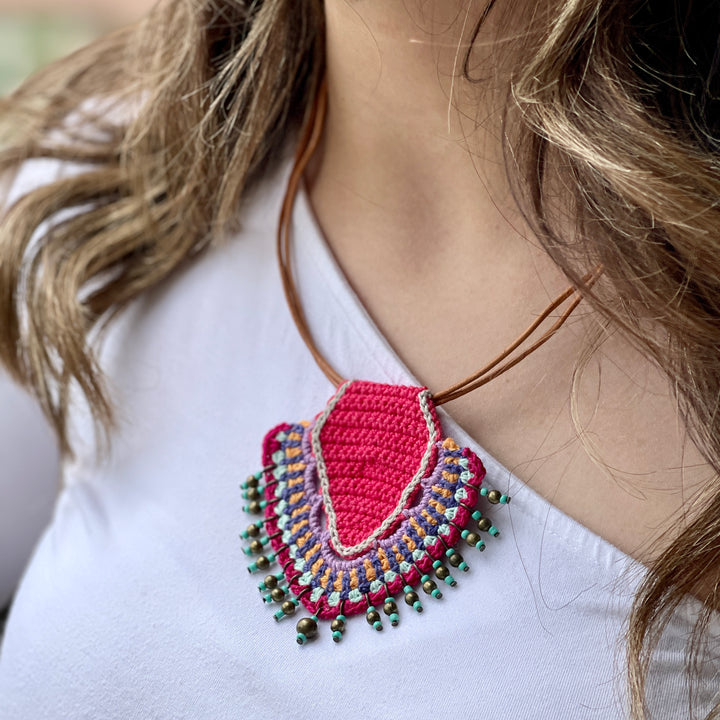 Alexa Knitted Necklace - Bootsologie