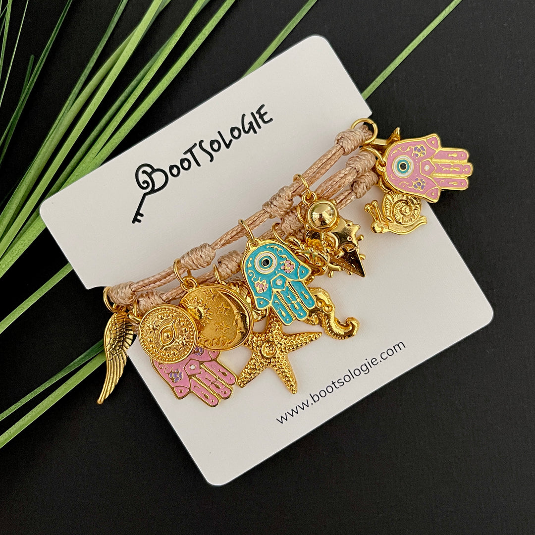 Hamsa Layers Bracelet - Bootsologie