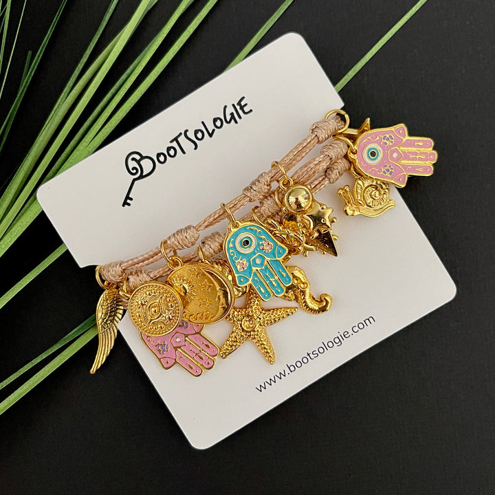 Hamsa Layers Bracelet - Bootsologie