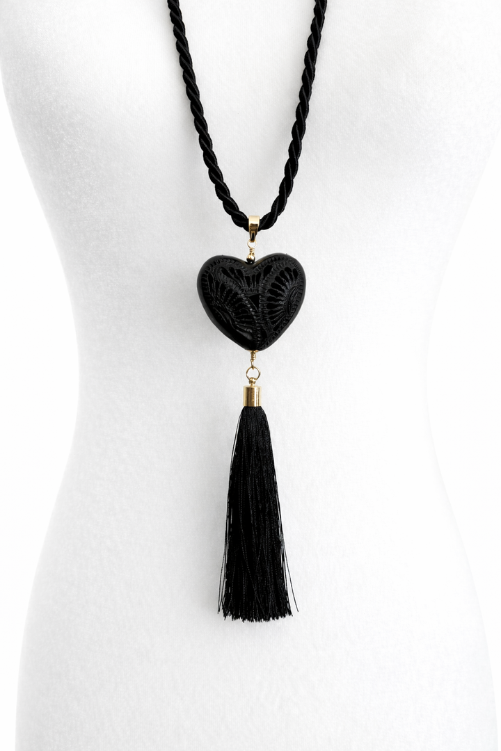 Barro Negro Heart Necklace