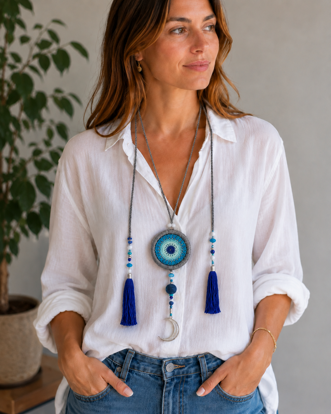 Handmade Mandala Necklaces