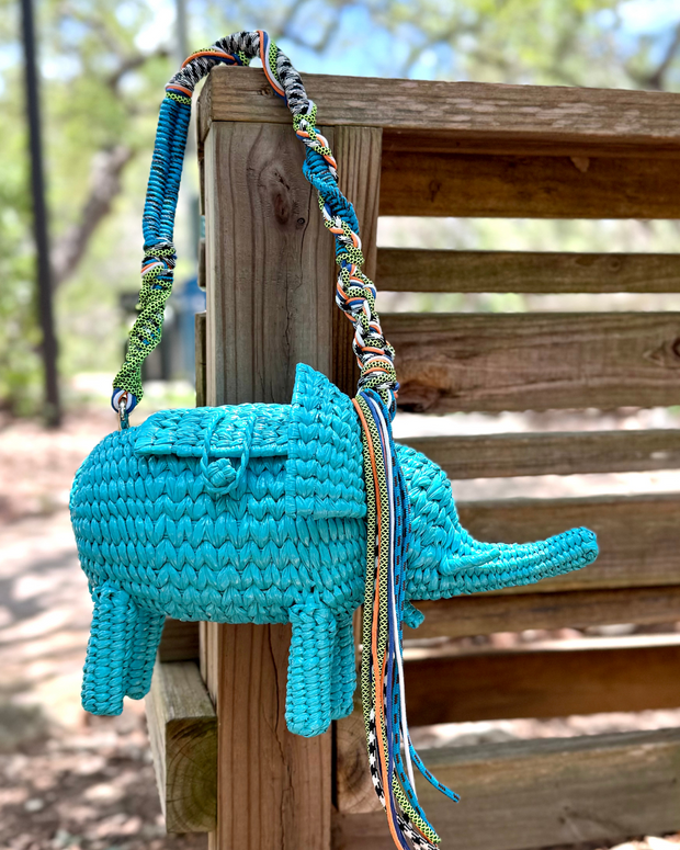 Unique Blue Elephant  Bag