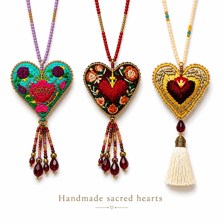 Dainty Milagros Sacred Heart Necklace