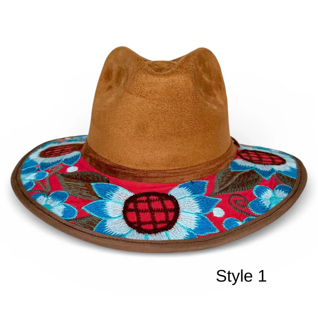 Embroidered Winter Hats from Oaxaca.