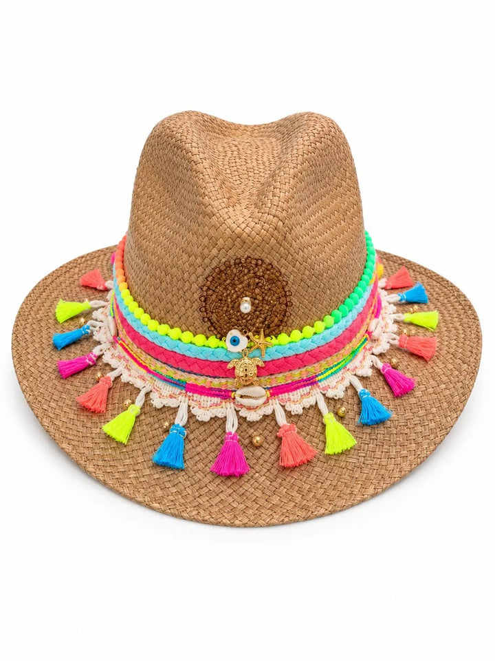 Colombian Straw Hat for Women | Handmade Raffia Panama Style Summer Hat