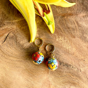 Puebla Talavera Round Earrings - Bootsologie