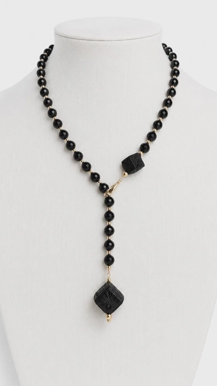 Handmade Black Clay Barro Negro Necklace – Artisan Mexican Jewelry | Bootsologie