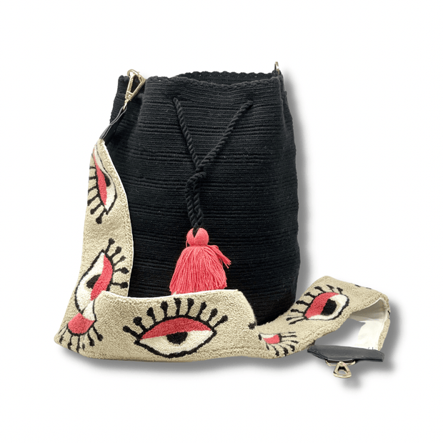 Wayuu Bag in Black (Bag Only) - Bootsologie