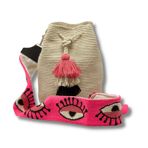 Puyado Eye Strap in Pink - Bootsologie