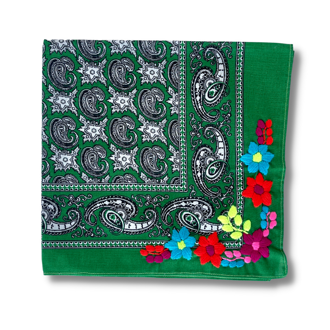 Embroidered Cotton Bandanas - Bootsologie