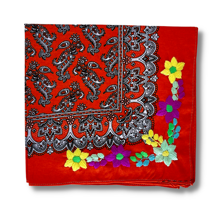 Embroidered Cotton Bandanas - Bootsologie