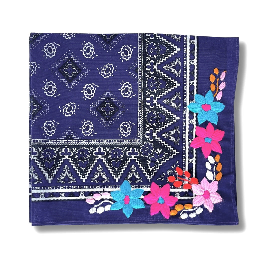 Embroidered Cotton Bandanas - Bootsologie