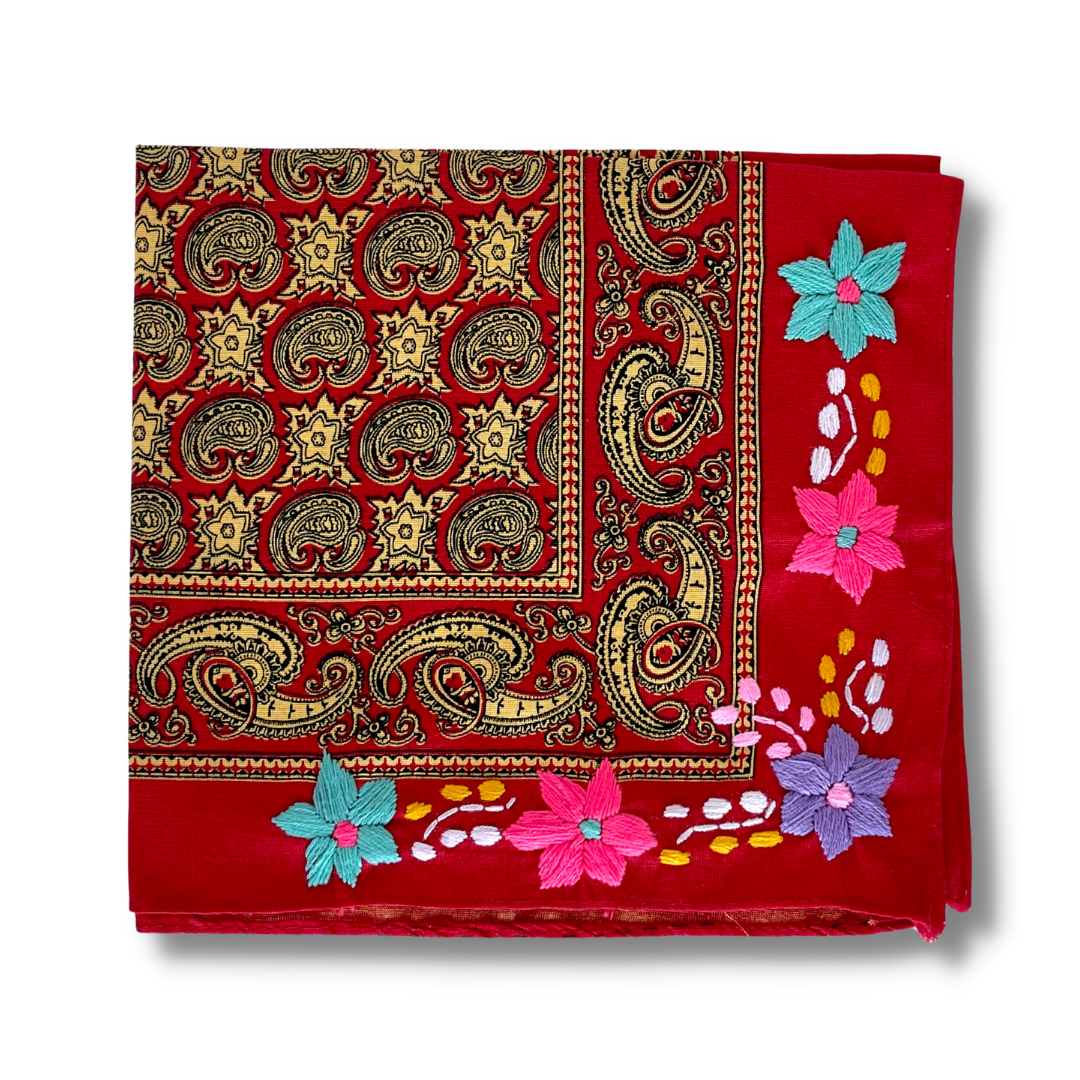 Embroidered Cotton Bandanas - Bootsologie