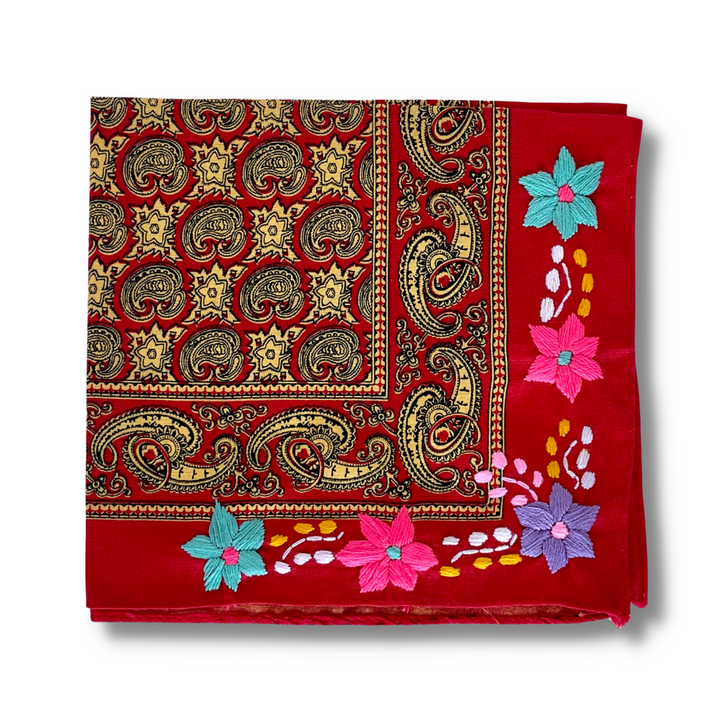 Embroidered Cotton Bandanas - Bootsologie