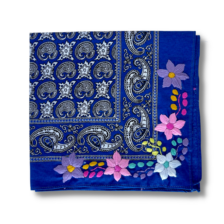 Embroidered Cotton Bandanas - Bootsologie
