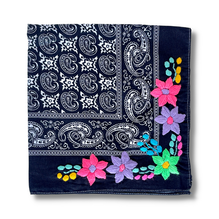 Embroidered Cotton Bandanas - Bootsologie