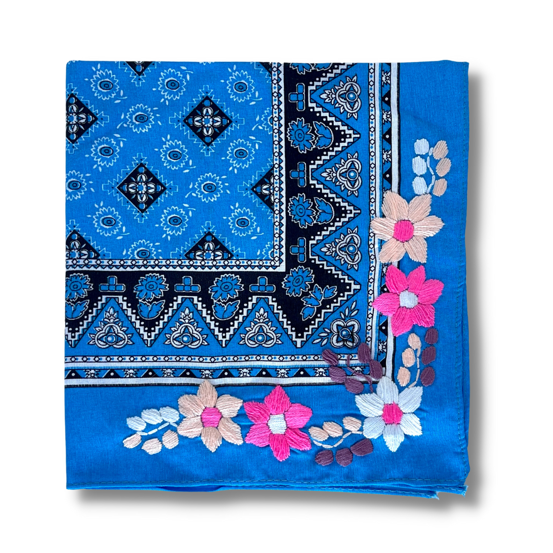 Embroidered Cotton Bandanas - Bootsologie