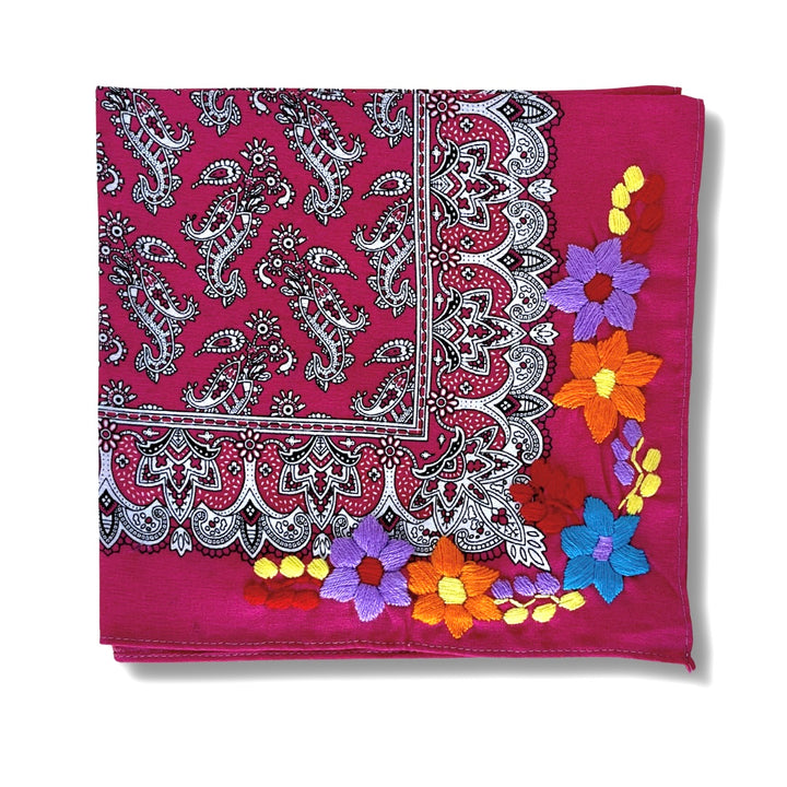 Embroidered Cotton Bandanas - Bootsologie