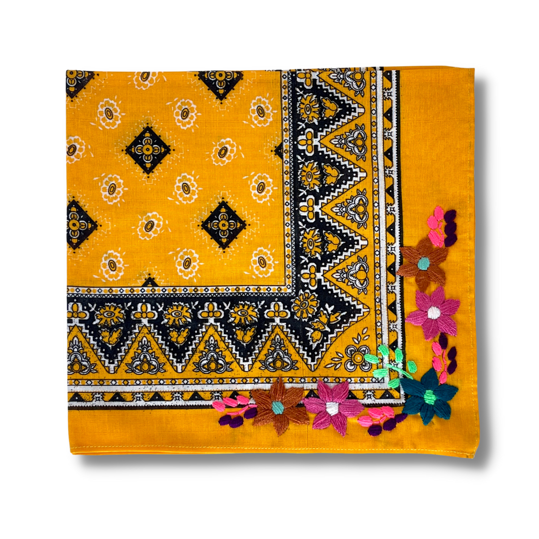 Embroidered Cotton Bandanas - Bootsologie