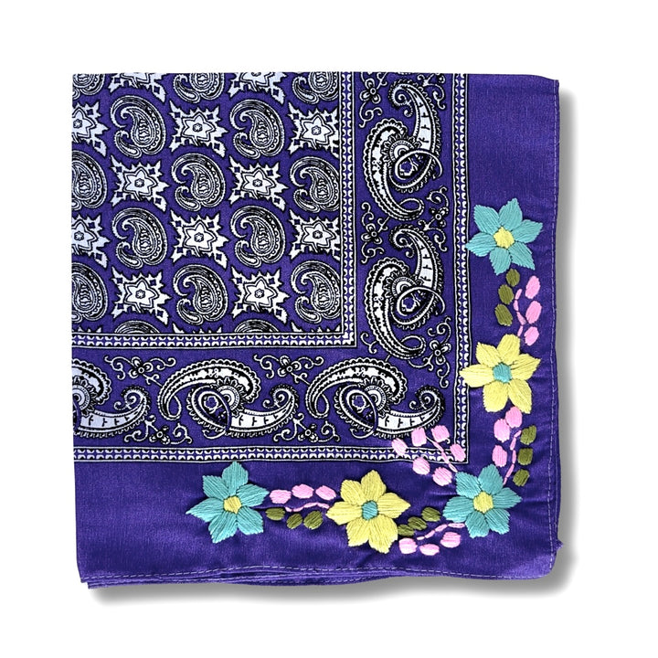 Embroidered Cotton Bandanas - Bootsologie
