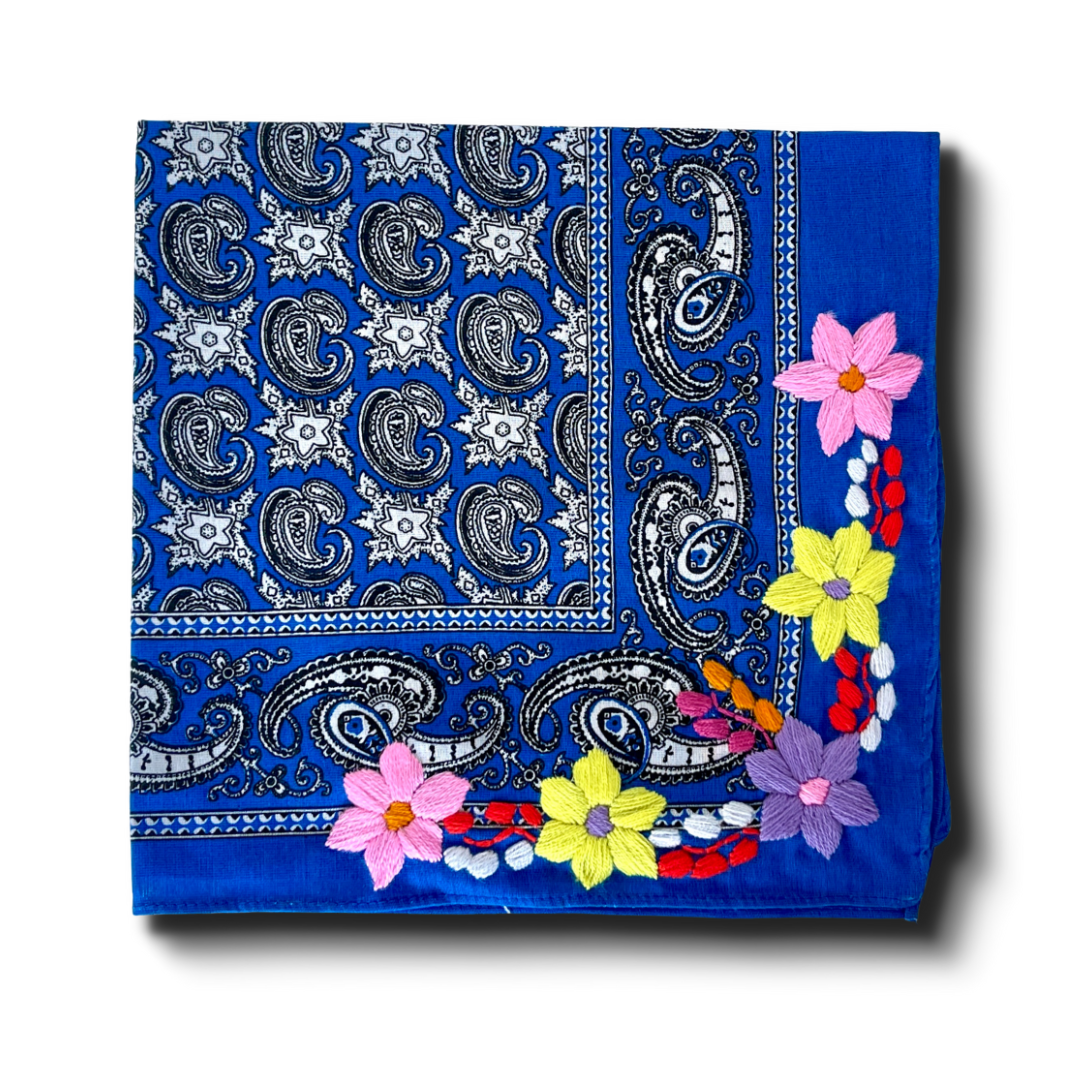 Embroidered Cotton Bandanas - Bootsologie