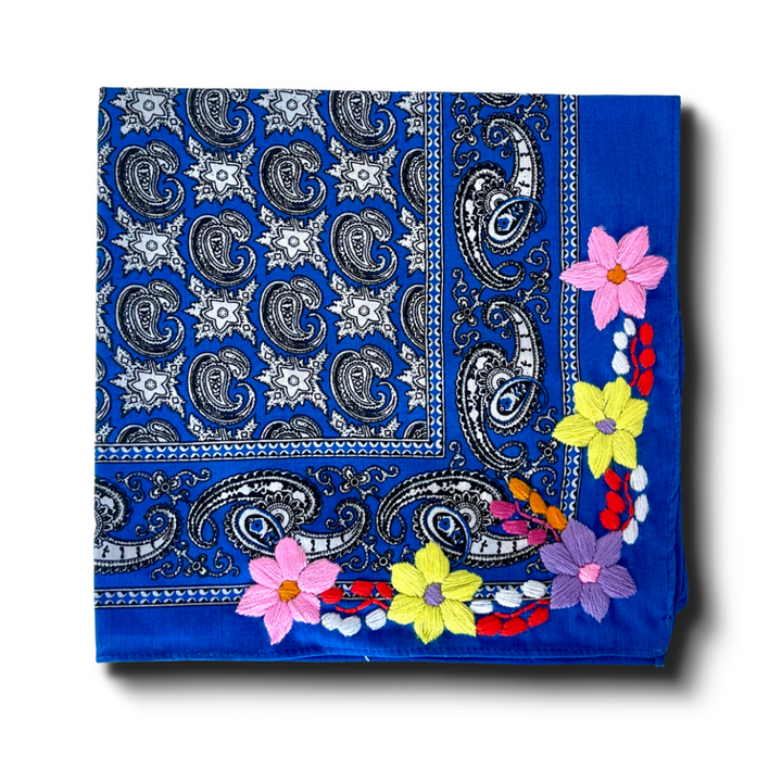 Embroidered Cotton Bandanas - Bootsologie