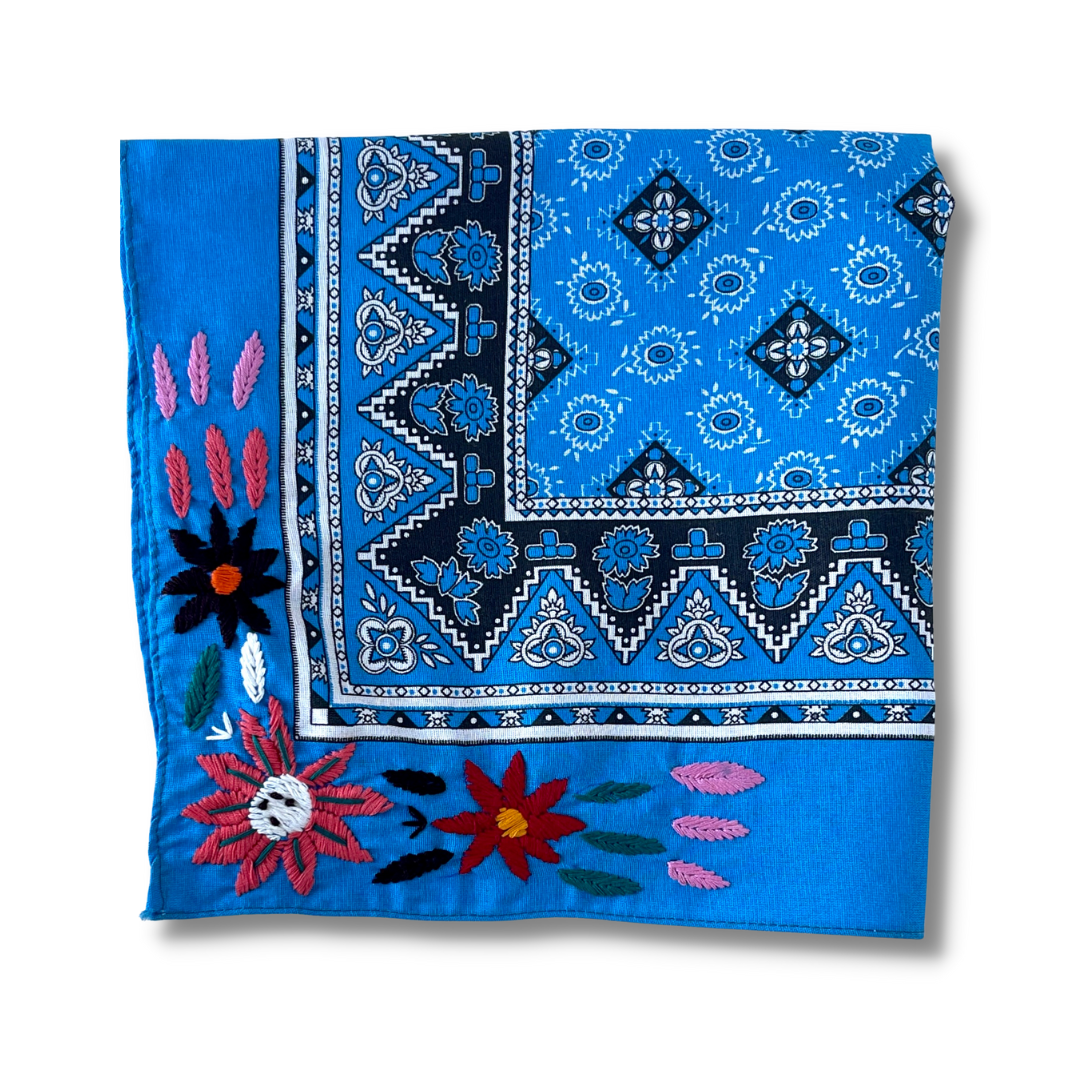 Embroidered Cotton Bandanas - Bootsologie