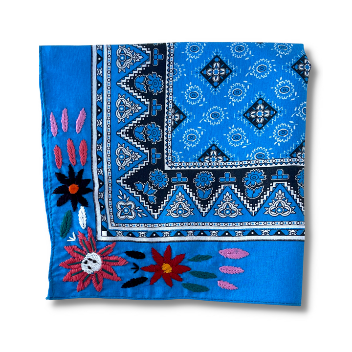 Embroidered Cotton Bandanas - Bootsologie