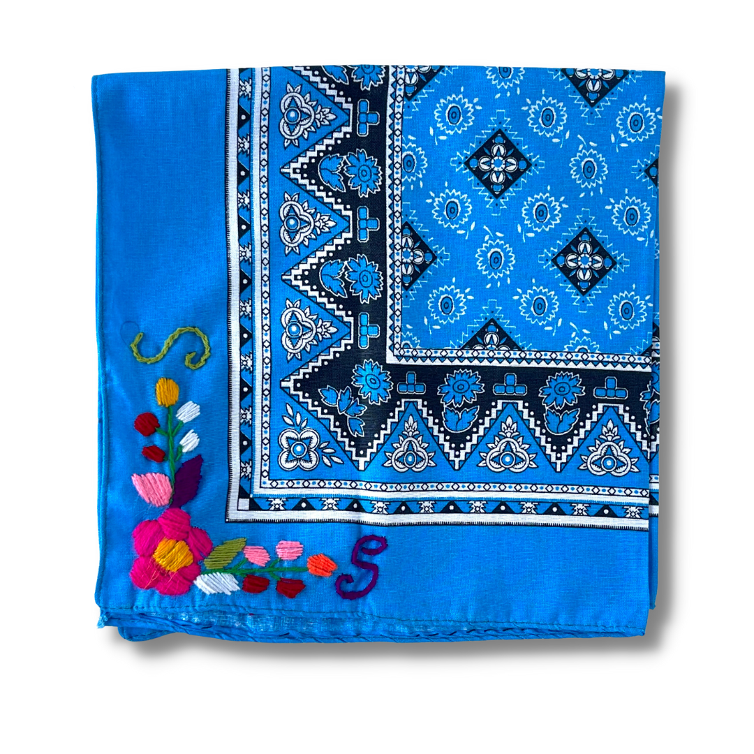 Four Sided Embroidered Bandanas - Bootsologie