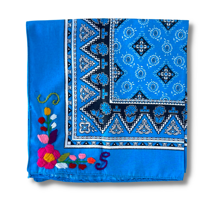 Four Sided Embroidered Bandanas - Bootsologie
