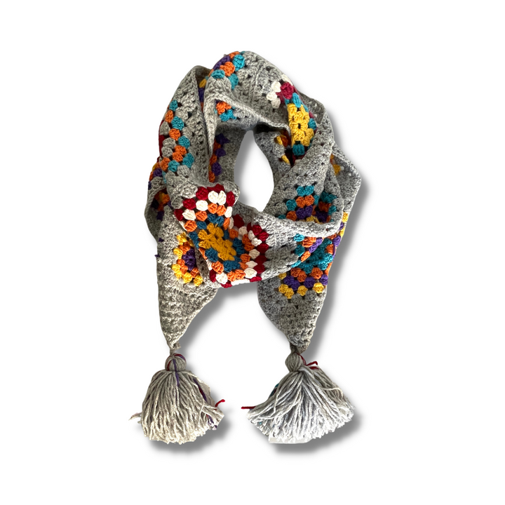 Silver Granny Scarf - Bootsologie