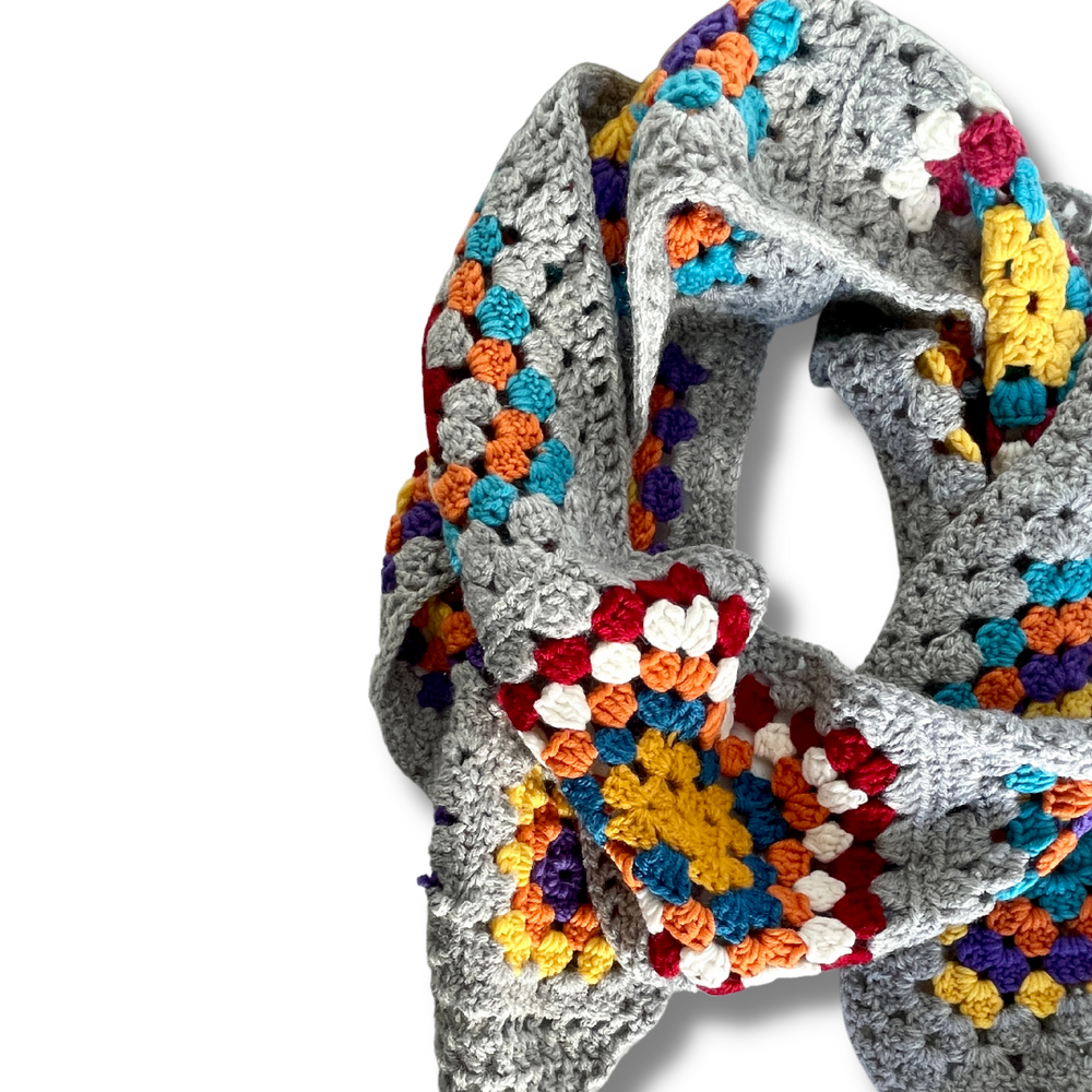 Silver Granny Scarf - Bootsologie