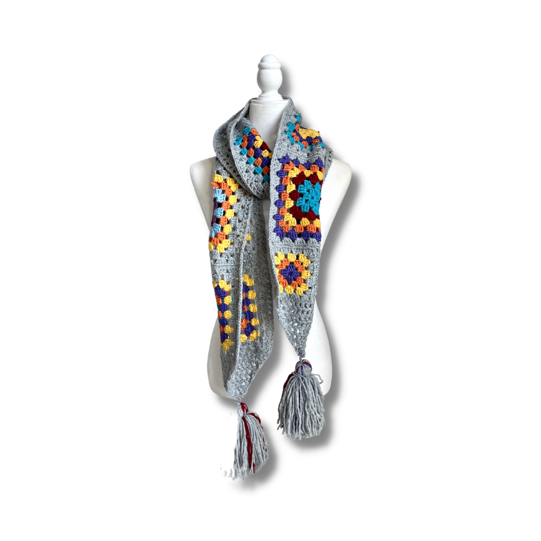 Silver Granny Scarf - Bootsologie