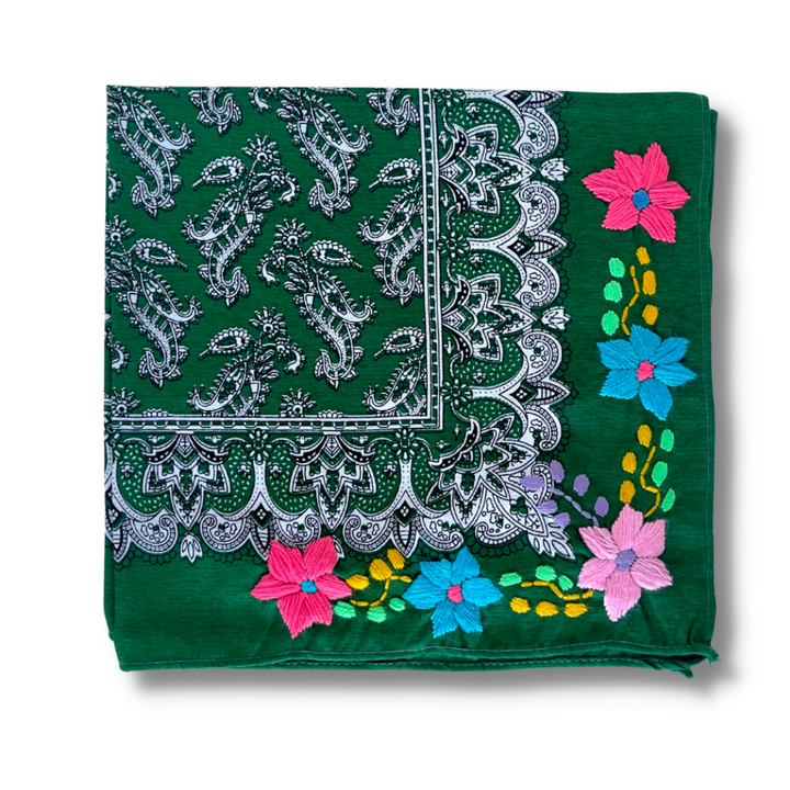 Embroidered Cotton Bandanas - Bootsologie
