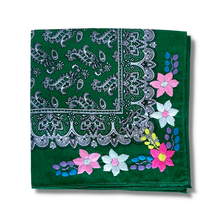 Embroidered Cotton Bandanas - Bootsologie