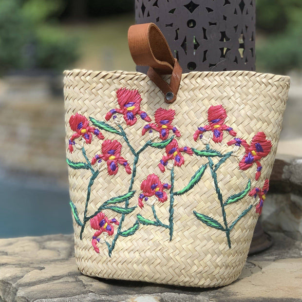 Jacaranda Embroidered Palm Bag - Bootsologie
